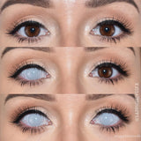 Cat's Gridding White Contact Lenses