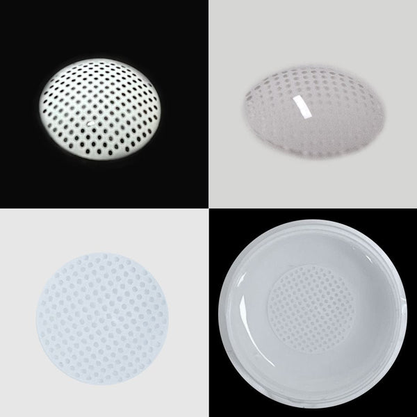 Gridding White Contact Lenses