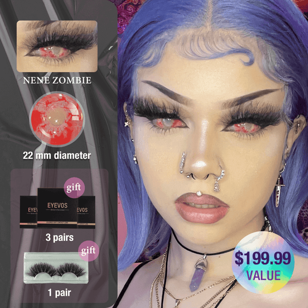 Nene Zombie 22mm Full Sclera Contact Lenses