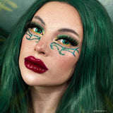 Fissure Green Colored Lenses