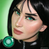 Fissure Green Colored Lenses