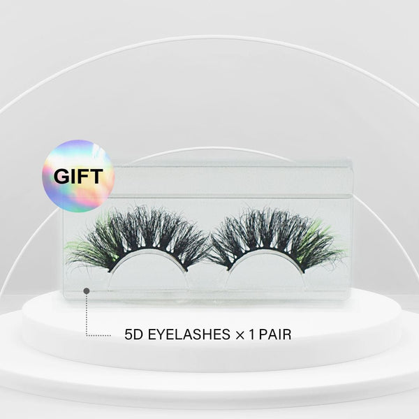 5D colored eyelashes