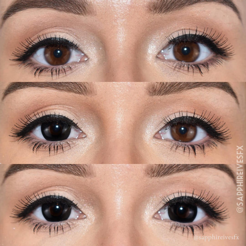 Glommy's Dollie Darknight Black Contact Lenses