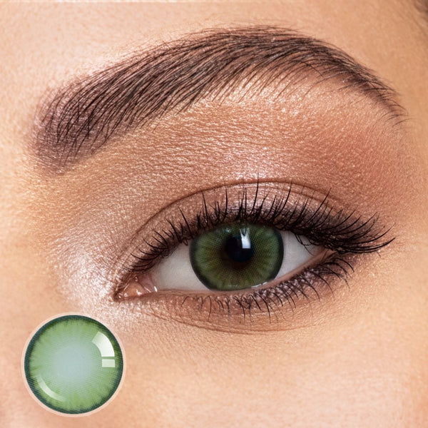 Diamond Candy Green Contact Lenses