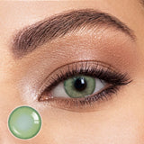 Green Illusion Contact Lenses