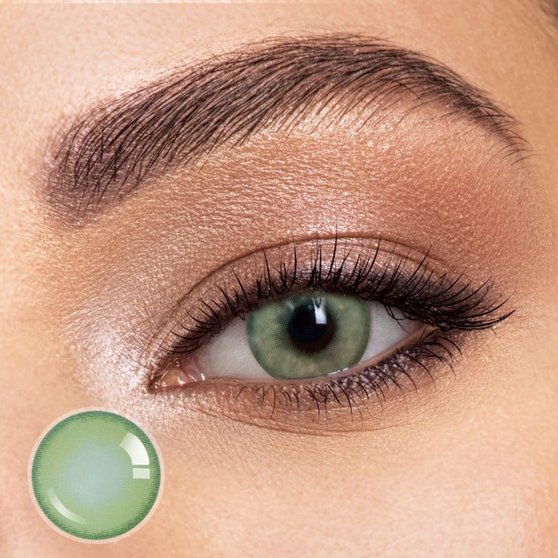 Green Illusion Contact Lenses