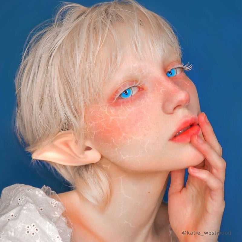 Ragdoll Cat Blue Colored Contact Lenses
