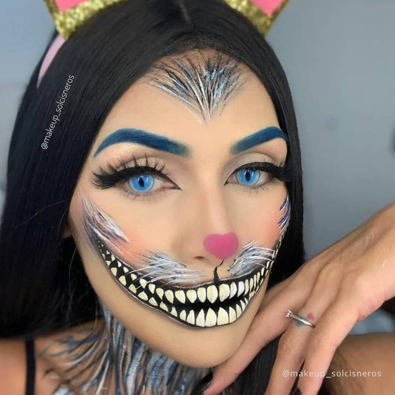 Ragdoll Cat Blue Colored Contact Lenses
