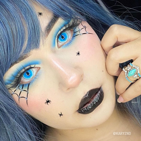 Ragdoll Cat Blue Colored Contact Lenses