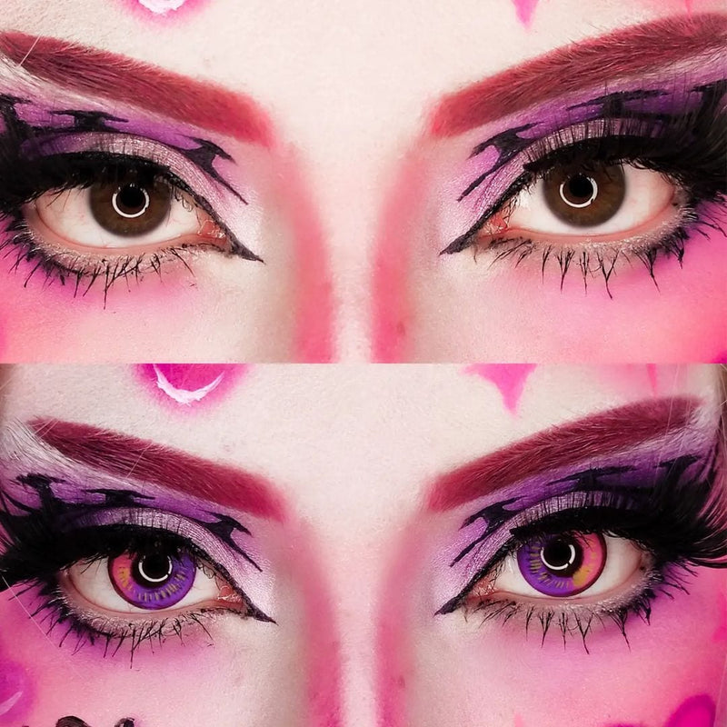Sweety Anime Violet Colored Contact Lenses