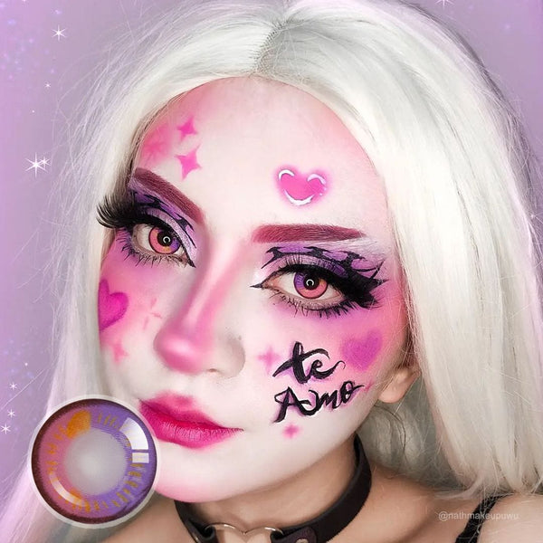 Sweety Anime Violet Colored Contact Lenses