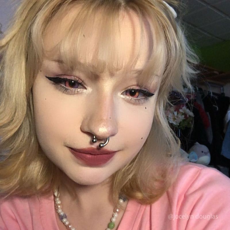 Sweety Anime Violet Colored Contact Lenses