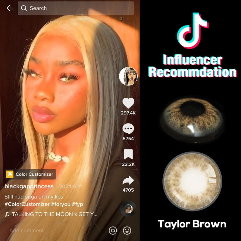 Taylor Brown Contact Lenses(12 months of use)