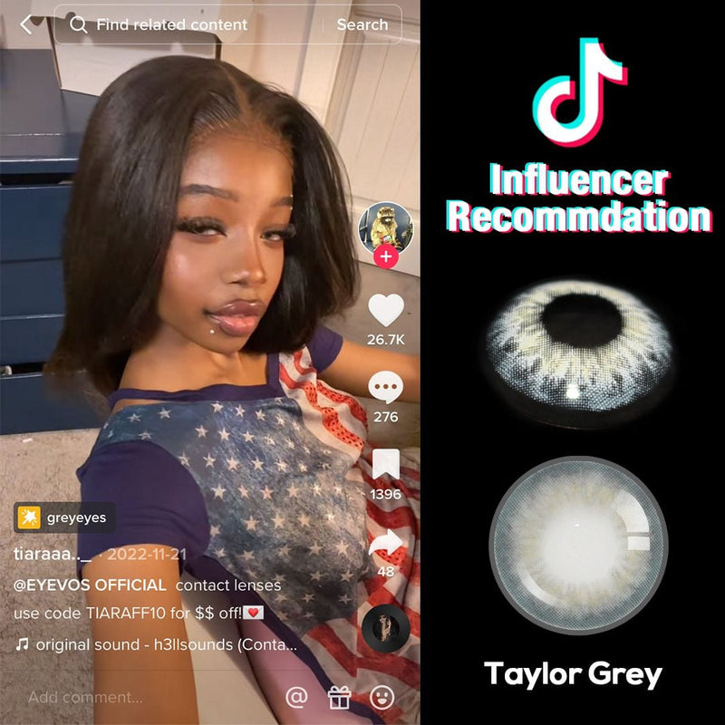Taylor Grey Contact Lenses
