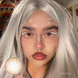 Crystal Ball Brown Contact Lenses