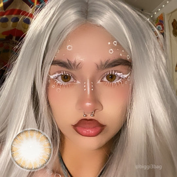 Crystal Ball Brown Contact Lenses
