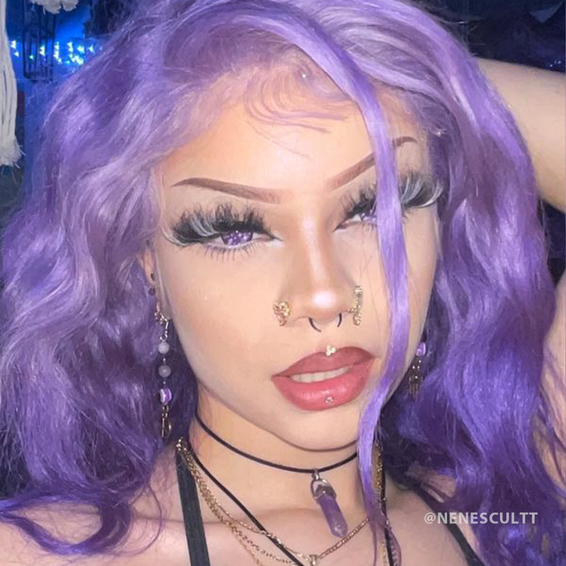 Purple Snow Contact Lenses