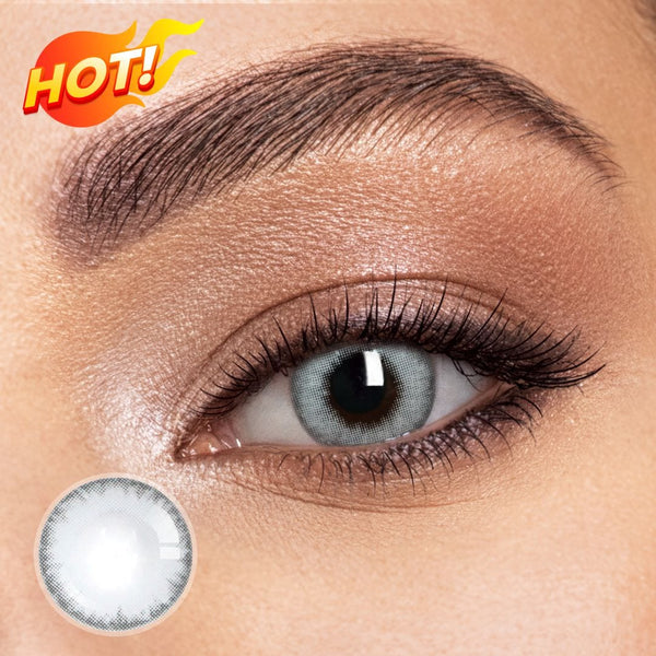 Real Crystal Grey Contact Lenses