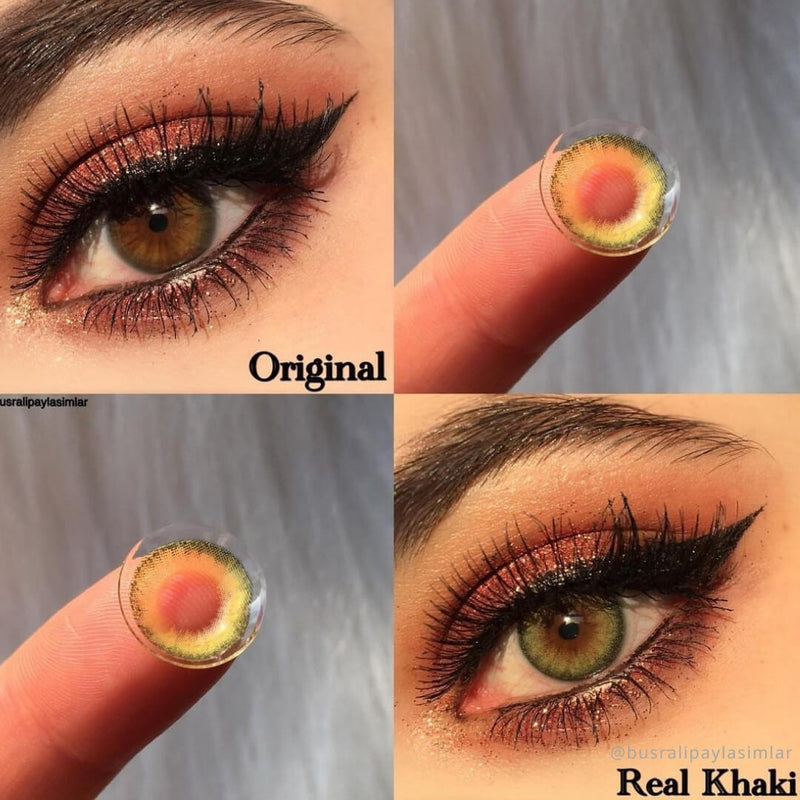 Real Khaki Contact Lenses