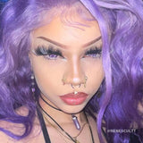 Purple Snow Contact Lenses