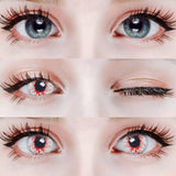 Blood stains Contact Lenses