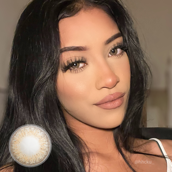 Brown Crown Contact Lenses