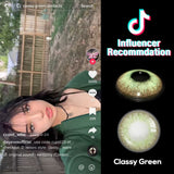 Classy Green Contact Lenses