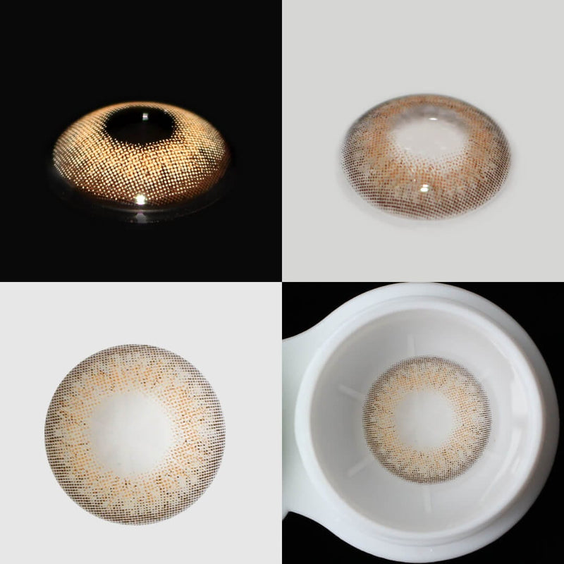 Brown Crown Contact Lenses