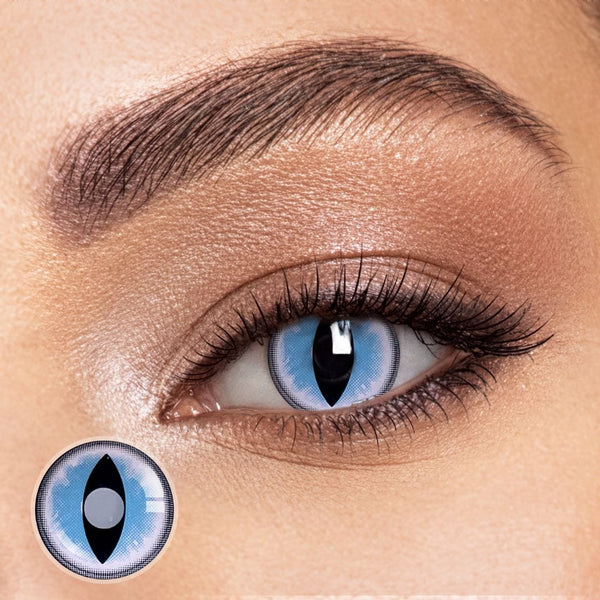 Blue Cat Woman Contact Lenses