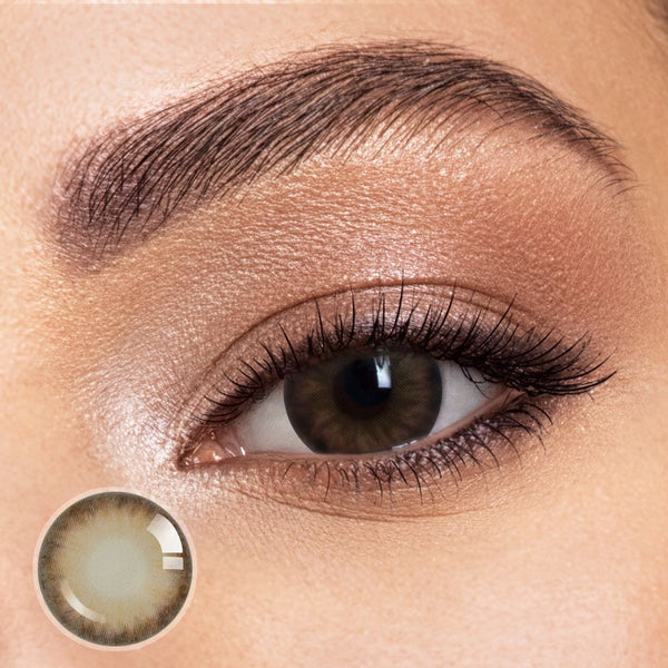 Orange Coffee Contact Lenses
