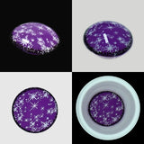 Purple Snow Contact Lenses