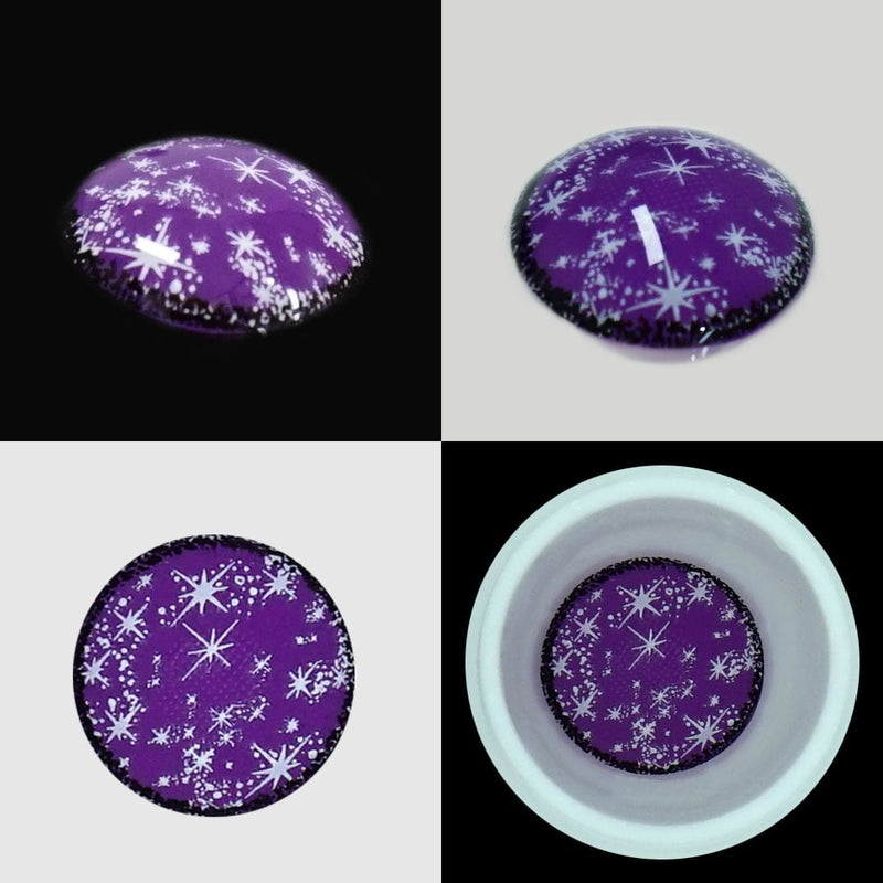 Purple Snow Contact Lenses