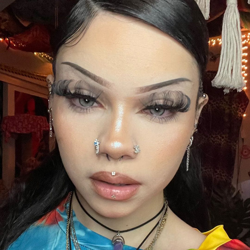 Grey Skull Contact Lenses