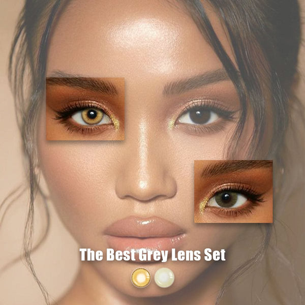 EYEVOS the best grey lens set (Curly & Polar Lights)(2 pairs)