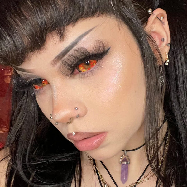 Nene Zombie Blood 22mm Full Sclera Contact Lenses
